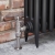 West Abbey Throttle Angled Manual Radiator Valve and Lockshield - Satin Nickel | Thumbnail Image