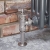 West Abbey Throttle Angled Manual Radiator Valve and Lockshield - Satin Nickel | Thumbnail Image