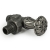 West Abbey Angled Manual Radiator Valves Pair - Pewter