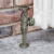 West Abbey Angled Manual Radiator Valve and Lockshield - Old English Brass | Thumbnail Image