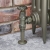 West Abbey Angled Manual Radiator Valve and Lockshield - Old English Brass | Thumbnail Image