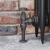 West Abbey Angled Manual Radiator Valve and Lockshield - Light Pewter | Thumbnail Image