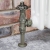 West Abbey Angled TRV Thermostatic Radiator Valve and Lockshield - Old English Brass | Thumbnail Image