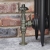 West Abbey Angled TRV Thermostatic Radiator Valve and Lockshield - Old English Brass | Thumbnail Image
