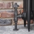 West Abbey Angled TRV Thermostatic Radiator Valve and Lockshield - Light Pewter | Thumbnail Image