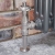 West Abbey Angled TRV Thermostatic Radiator Valve and Lockshield - Satin Nickel | Thumbnail Image