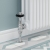 West Admiral Angled Thermostatic Radiator Valve and Lockshield - Chrome