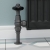 West Admiral Angled Thermostatic Radiator Valve and Lockshield - Pewter