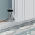 West Admiral Straight Thermostatic Radiator Valve and Lockshield - Chrome