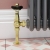 West Amberley Angled Thermostatic Radiator Valve and Lockshield - Polished Brass | Thumbnail Image