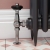 West Amberley Angled Thermostatic Radiator Valve and Lockshield - Black Nickel | Thumbnail Image
