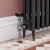 West Amberley Angled Thermostatic Radiator Valve and Lockshield - Black Nickel | Thumbnail Image