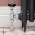 West Amberley Angled Thermostatic Radiator Valve and Lockshield - Satin Nickel | Thumbnail Image