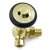 West Amberley Corner Thermostatic Radiator Valve and Lockshield - Polished Brass