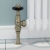 West Commodore Traditional Angled Manual Radiator Valve and Lockshield - Antique Brass | Thumbnail Image