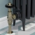 West Commodore Traditional Angled Manual Radiator Valve and Lockshield - Antique Brass | Thumbnail Image