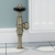 West Commodore Traditional Angled Manual Radiator Valve and Lockshield - Antique Brass | Thumbnail Image
