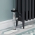 West Commodore Traditional Angled Manual Radiator Valve and Lockshield - Chrome | Thumbnail Image