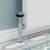 West Commodore Traditional Angled Manual Radiator Valve and Lockshield - Chrome | Thumbnail Image