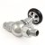 West Commodore Traditional Straight Manual Radiator Valve and Lockshield - Chrome