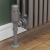 West Delta Angled TRV Thermostatic Radiator Valve and Lockshield - Matte Metallic Grey