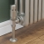 West Delta Angled TRV Thermostatic Radiator Valve and Lockshield - Satin Nickel