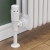 West Delta Angled TRV Thermostatic Radiator Valve and Lockshield - White