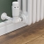 West Delta Corner TRV Thermostatic Radiator Valve and Lockshield - White