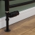 West Delta Straight TRV Thermostatic Radiator Valve and Lockshield - Textured Black