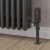 West Echo Angled TRV Thermostatic Radiator Valve and Lockshield - Anthracite