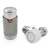 West Echo Angled TRV Thermostatic Radiator Valve and Lockshield - Chrome & Silver