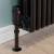 West Echo Angled TRV Thermostatic Radiator Valve and Lockshield - Black