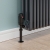 West Echo Angled TRV Thermostatic Radiator Valve and Lockshield - Black