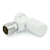 West Echo Angled TRV Thermostatic Radiator Valve and Lockshield - White