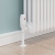 West Echo Angled TRV Thermostatic Radiator Valve and Lockshield - White