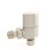 West Ellipse Oval Radiator Valves Pair Satin Nickel | Thumbnail Image