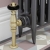 West Eton Traditional Angled Manual Radiator Valve and Lockshield - Brushed Brass | Thumbnail Image