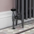 West Eton Traditional Angled Manual Radiator Valve and Lockshield - Black Nickel | Thumbnail Image