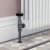 West Eton Traditional Angled Manual Radiator Valve and Lockshield - Black Nickel | Thumbnail Image