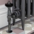 West Eton Traditional Angled Manual Radiator Valve and Lockshield - Black Nickel | Thumbnail Image