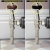 West Eton Traditional Angled Manual Radiator Valve and Lockshield - Nickel | Thumbnail Image