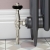 West Eton Traditional Angled Manual Radiator Valve and Lockshield - Nickel | Thumbnail Image