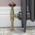 West Eton Traditional Angled Manual Radiator Valve and Lockshield - Old English Brass | Thumbnail Image