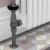 West Eton Traditional Angled Manual Radiator Valve and Lockshield - Pewter | Thumbnail Image