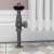 West Eton Traditional Angled Manual Radiator Valve and Lockshield - Pewter | Thumbnail Image
