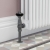 West Eton Traditional Angled Manual Radiator Valve and Lockshield - Pewter | Thumbnail Image