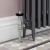 West Eton Traditional Angled Manual Radiator Valve and Lockshield - Satin Nickel | Thumbnail Image