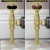 West Eton Traditional Angled Manual Radiator Valve and Lockshield - Un-Lacquered Brass | Thumbnail Image