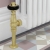 West Eton Traditional Angled Manual Radiator Valve and Lockshield - Un-Lacquered Brass | Thumbnail Image