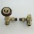 West Eton Traditional Corner Manual Radiator Valve and Lockshield - Antique Brass